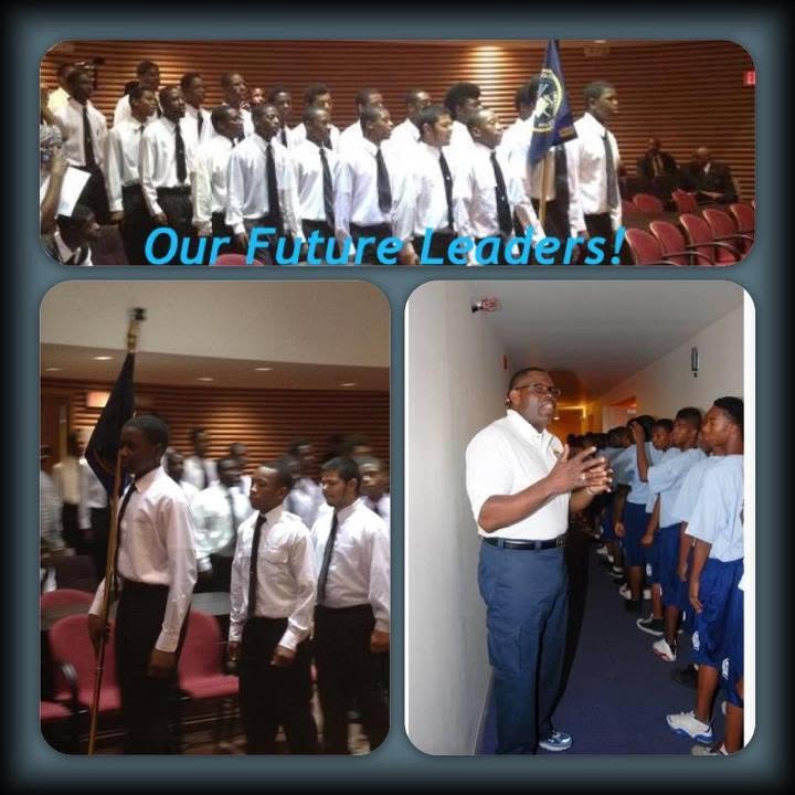 Collage of youth leadership program activities